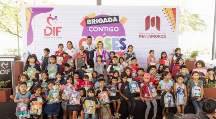 DIF Matamoros impulsa Brigada “Contigo a Clases” en Colonia El Alto